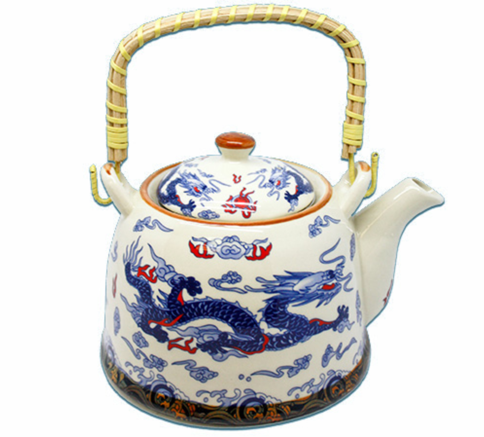 Théière en porcelaine Dragon