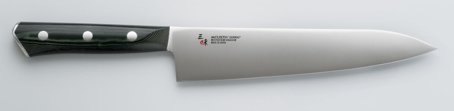 Gyuto Zanmai Modern Molybdenum Forest Mcusta 210mm