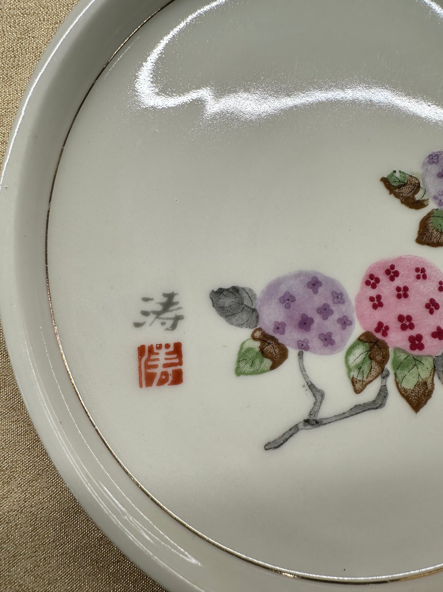 Assiettes japonaises Kozangama