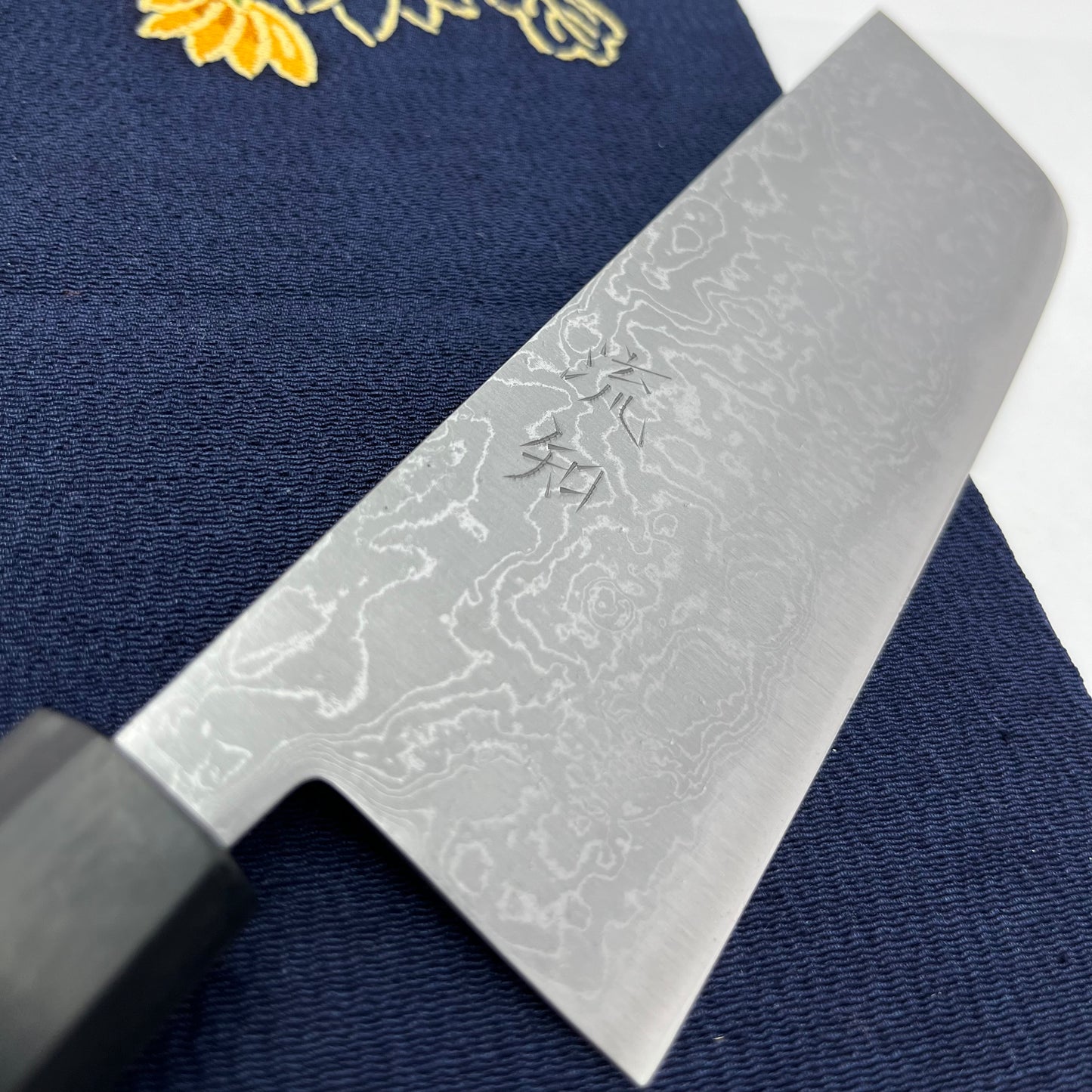 Nakiri Aogami #2 Damascus Mikagi 165mm
