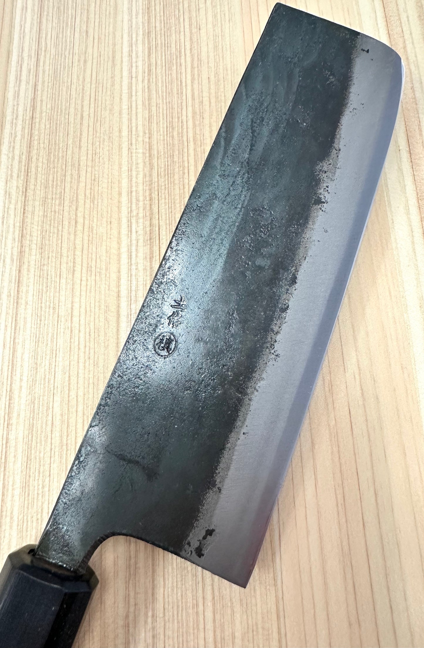 Nakiri Kurouchi Shirogami #1 Tosa 165mm