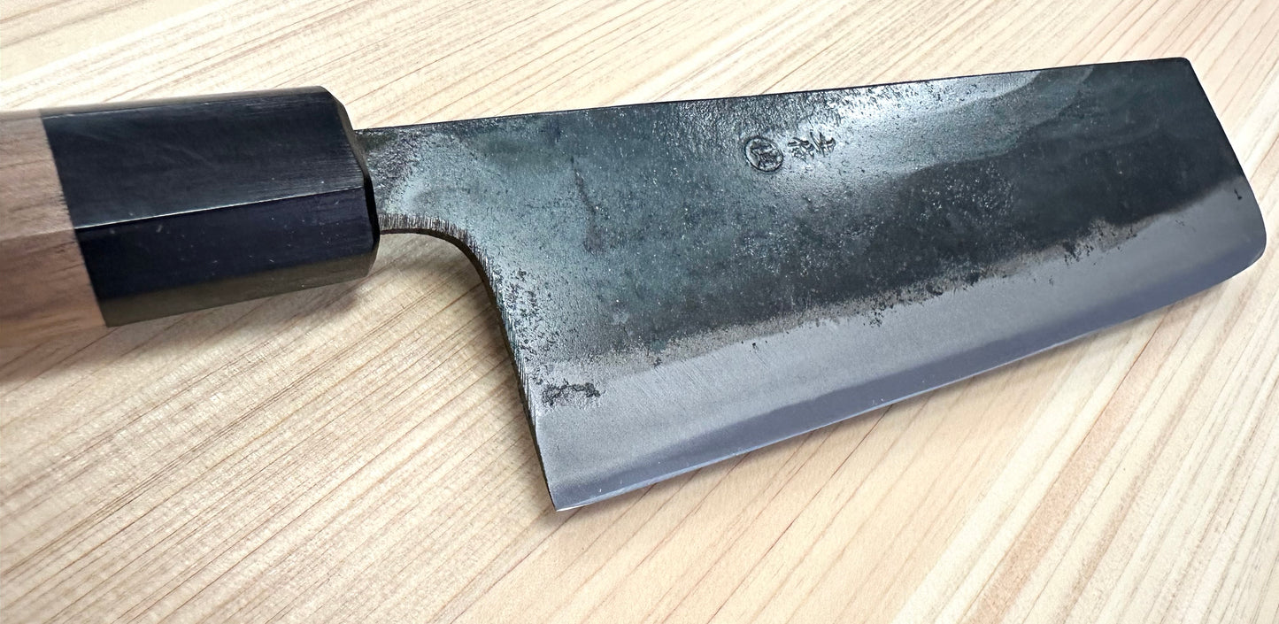Nakiri Kurouchi Shirogami #1 Tosa 165mm