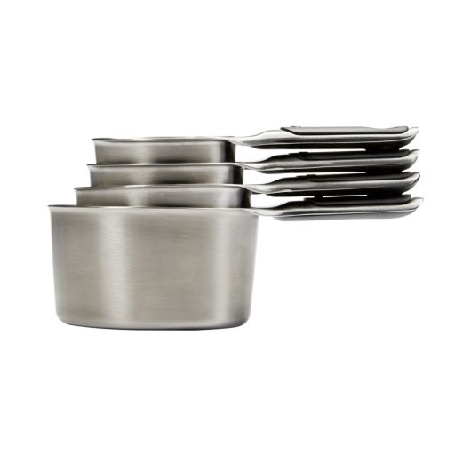 Jeu de 4 tasses à mesurer en acier inoxydable Oxo SKU 11132000gg