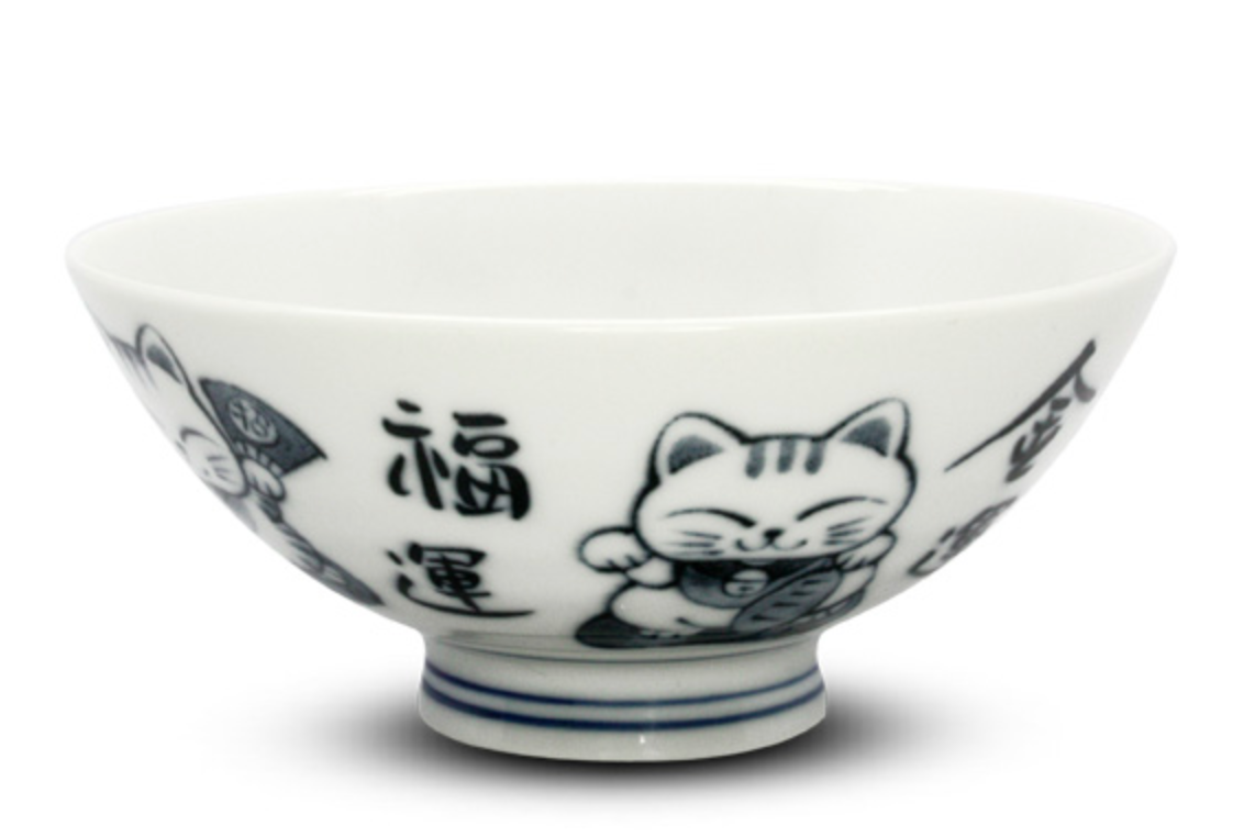 Bol en porcelaine Lucky Cat SKU j005lc