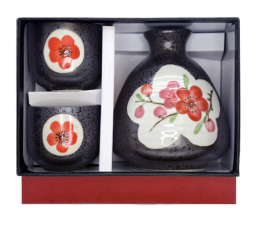 Coffret cadeau à Saké Prune Rouges