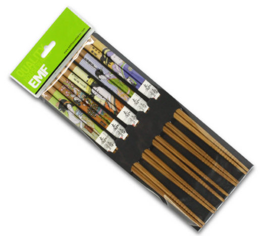 Ensemble 5 paires baguettes SKU 2585g