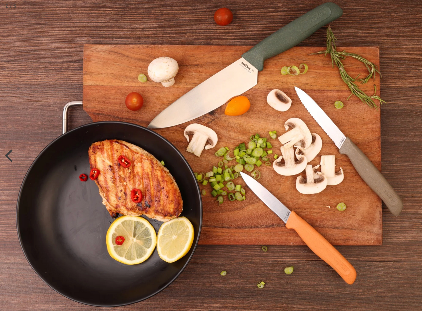 Ensemble de 3 couteaux 180mm, 100mm et 90mm Zyliss SKU E920305