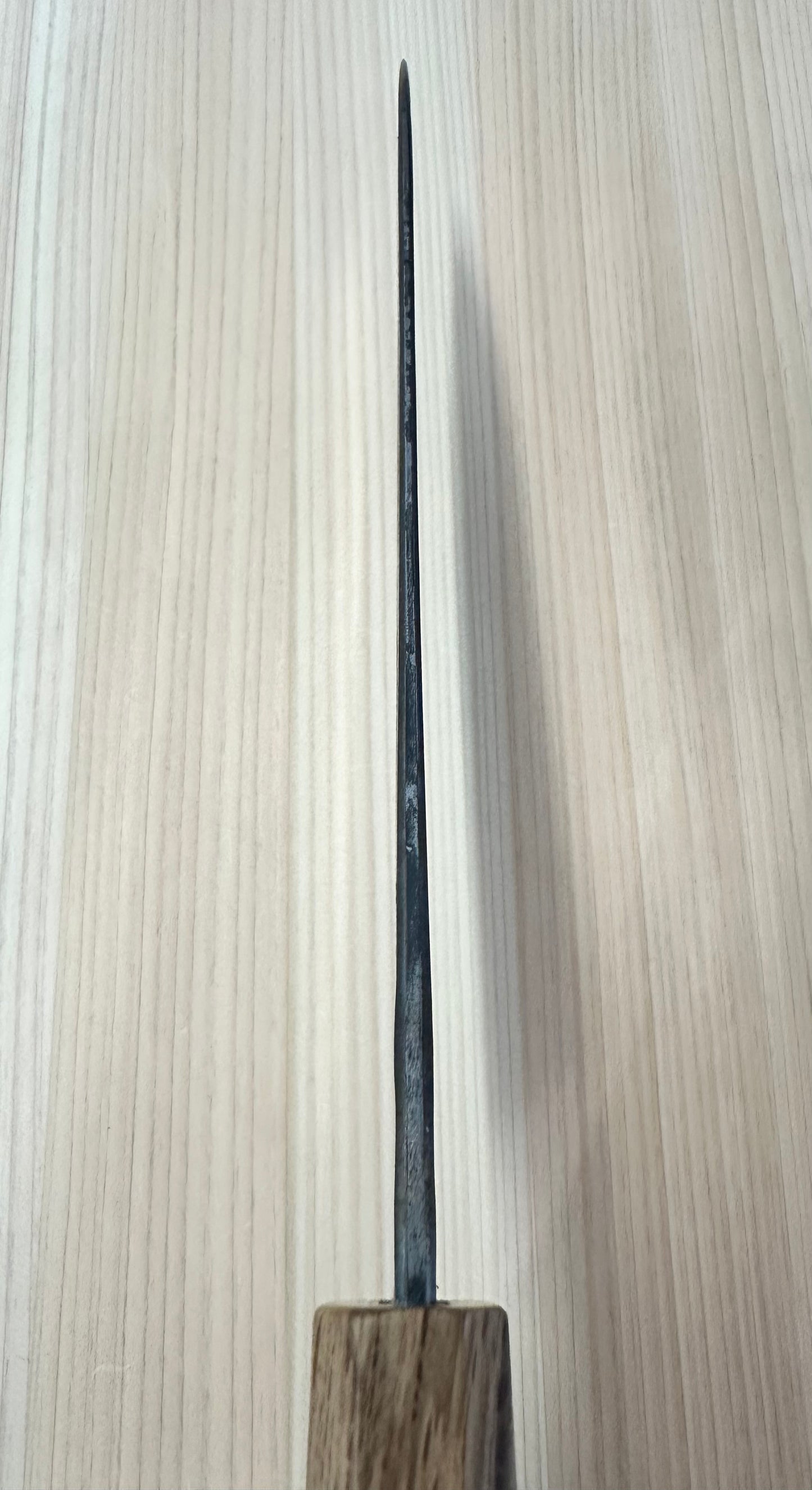 Gyuto 210mm Shirogami #1 fini Kurochi de Matsubara Hamono SKU tnk-ck-210gy-wo
