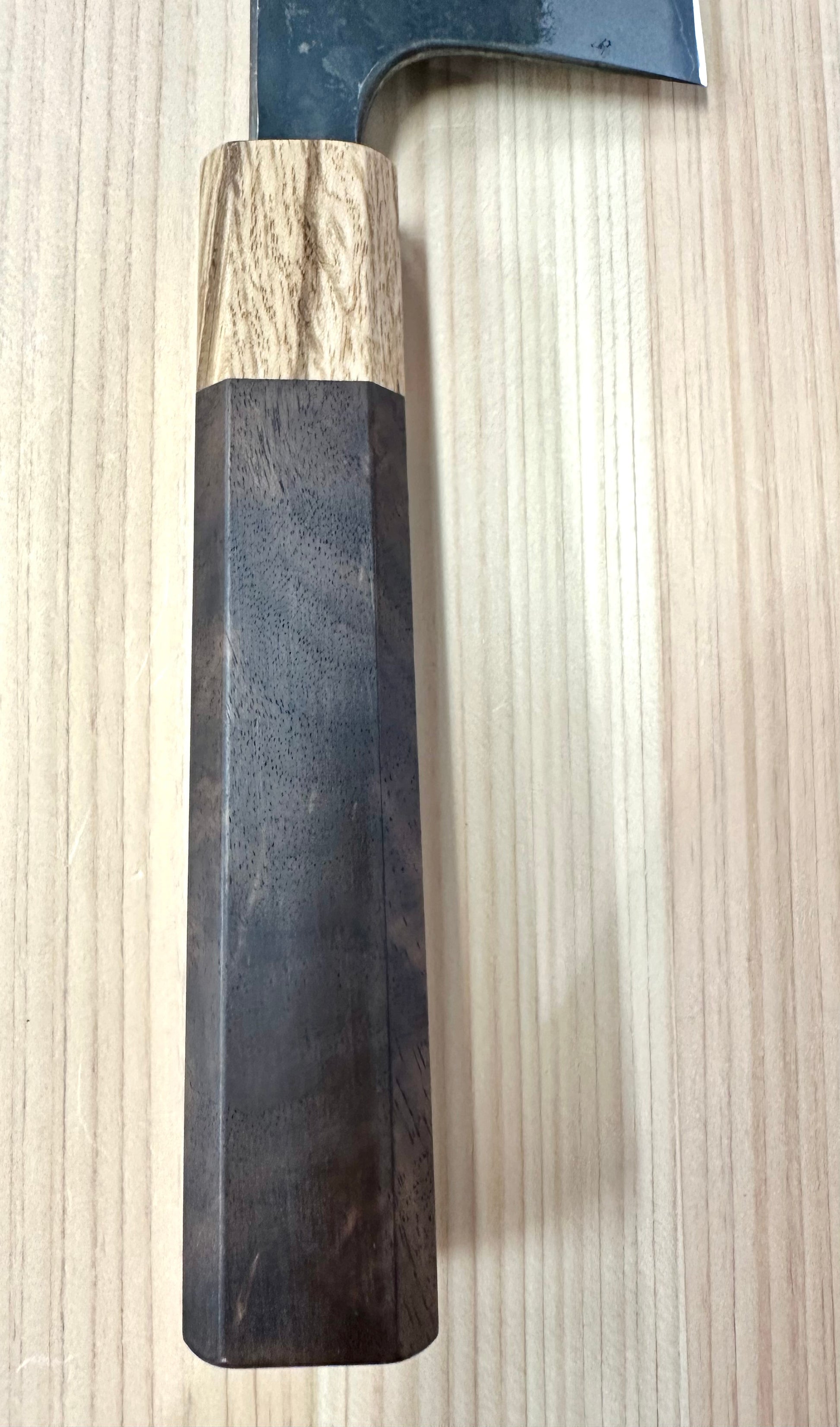 Gyuto 210mm Shirogami #1 fini Kurochi de Matsubara Hamono SKU tnk-ck-210gy-wo