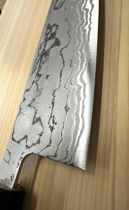 Santoku Shirogami #2 Shiro Kamo 165mm