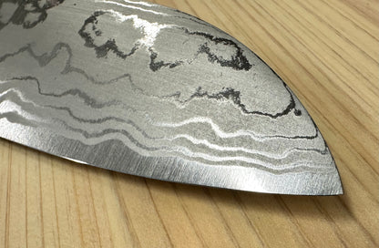 Santoku Shirogami #2 Shiro Kamo 165mm
