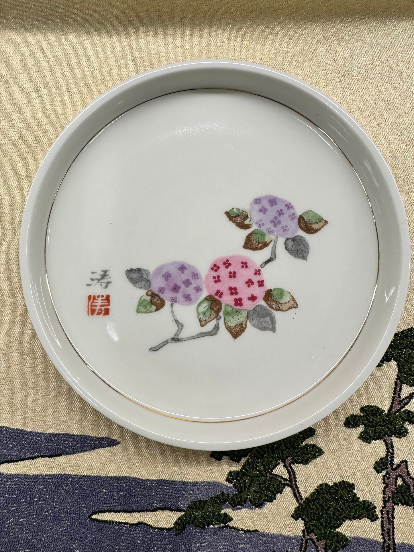 Assiettes japonaises Kozangama