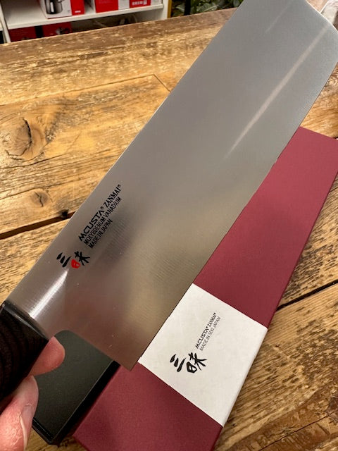 Nakiri Zanmai Modern Molybdenum Noir Mcusta 165mm