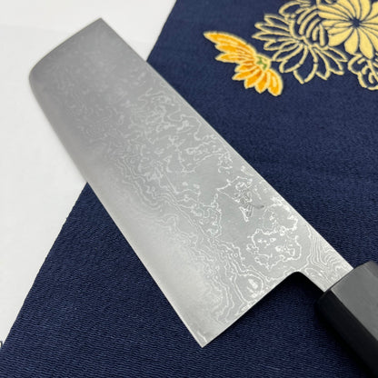 Nakiri Aogami #2 Damascus Mikagi 165mm