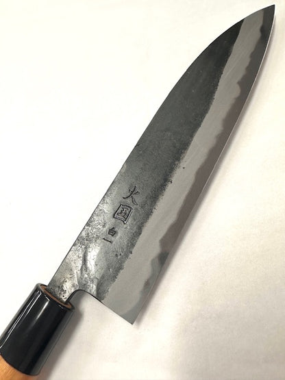 Gyuto Shirogami Hinokuni Kurouchi 210mm