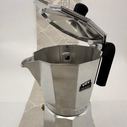 Cafetière à pression aluminium 6 tasses VEV