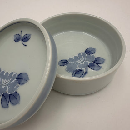 Pot à cornichons vintage en porcelaine