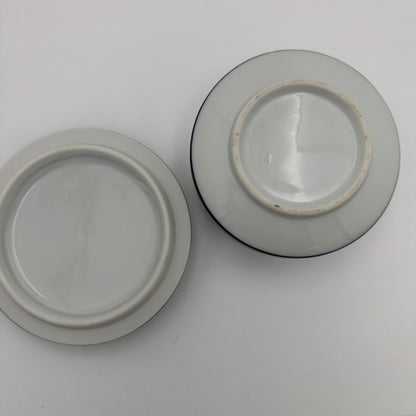 Pot à cornichons en porcelaine japonaise avec couvercle