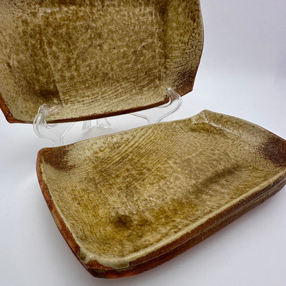 Ensemble de 3 assiettes japonaises vintage en céramique