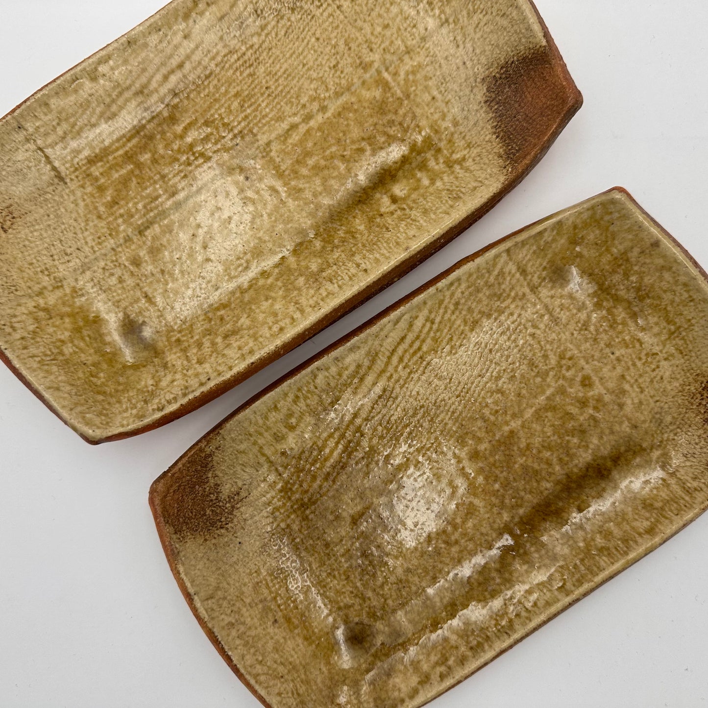 Ensemble de 3 assiettes japonaises vintage en céramique