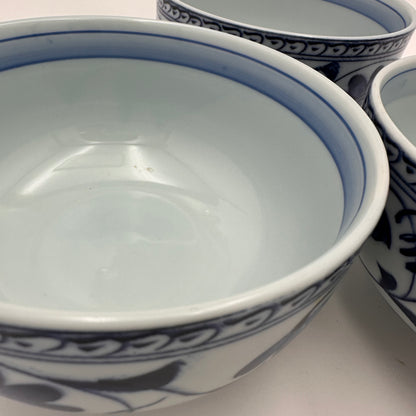 Ensemble de 3 bols Takamine en porcelaine Mino