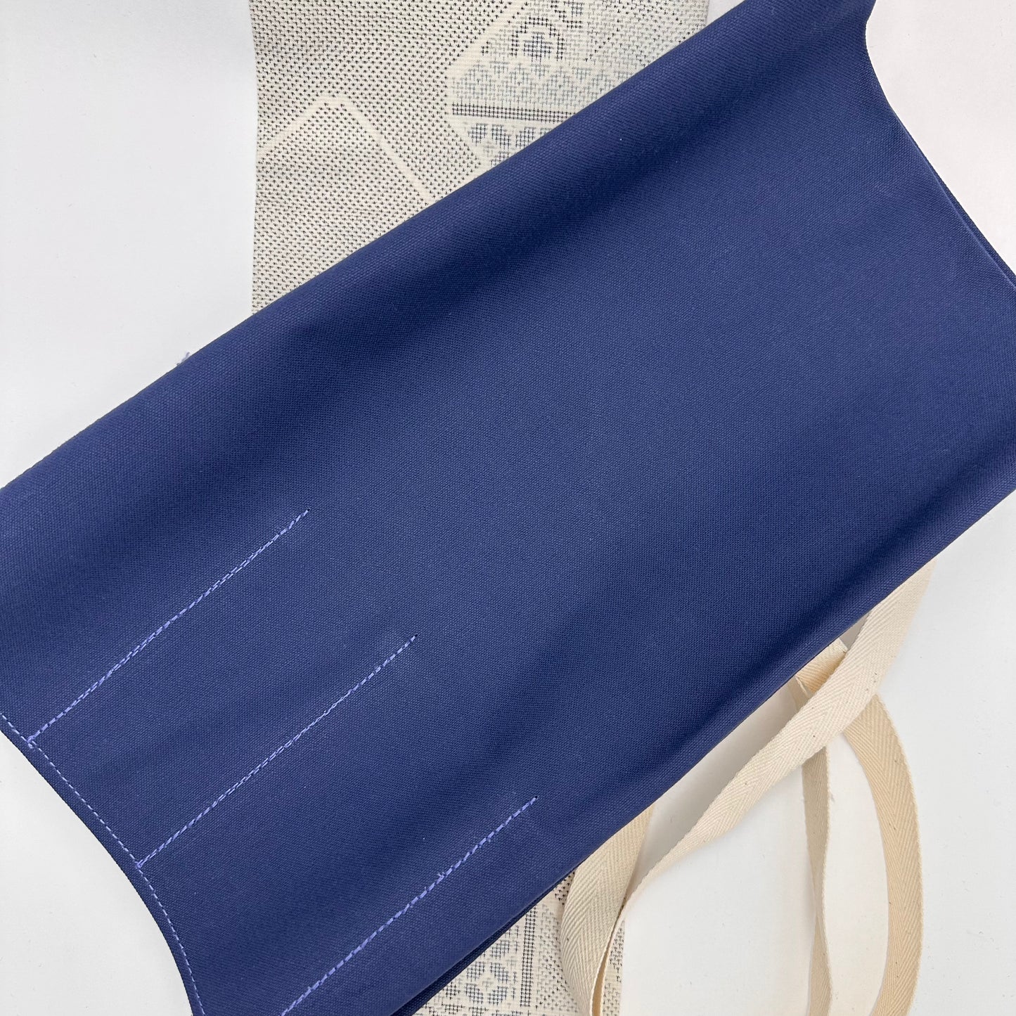 Gaine en coton pour couteaux Navy