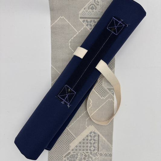 Gaine en coton pour couteaux Navy