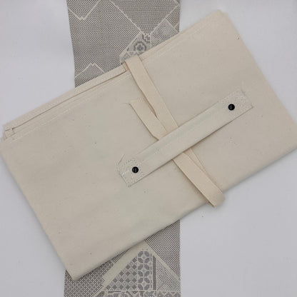 Gaine en coton pour couteaux Écru