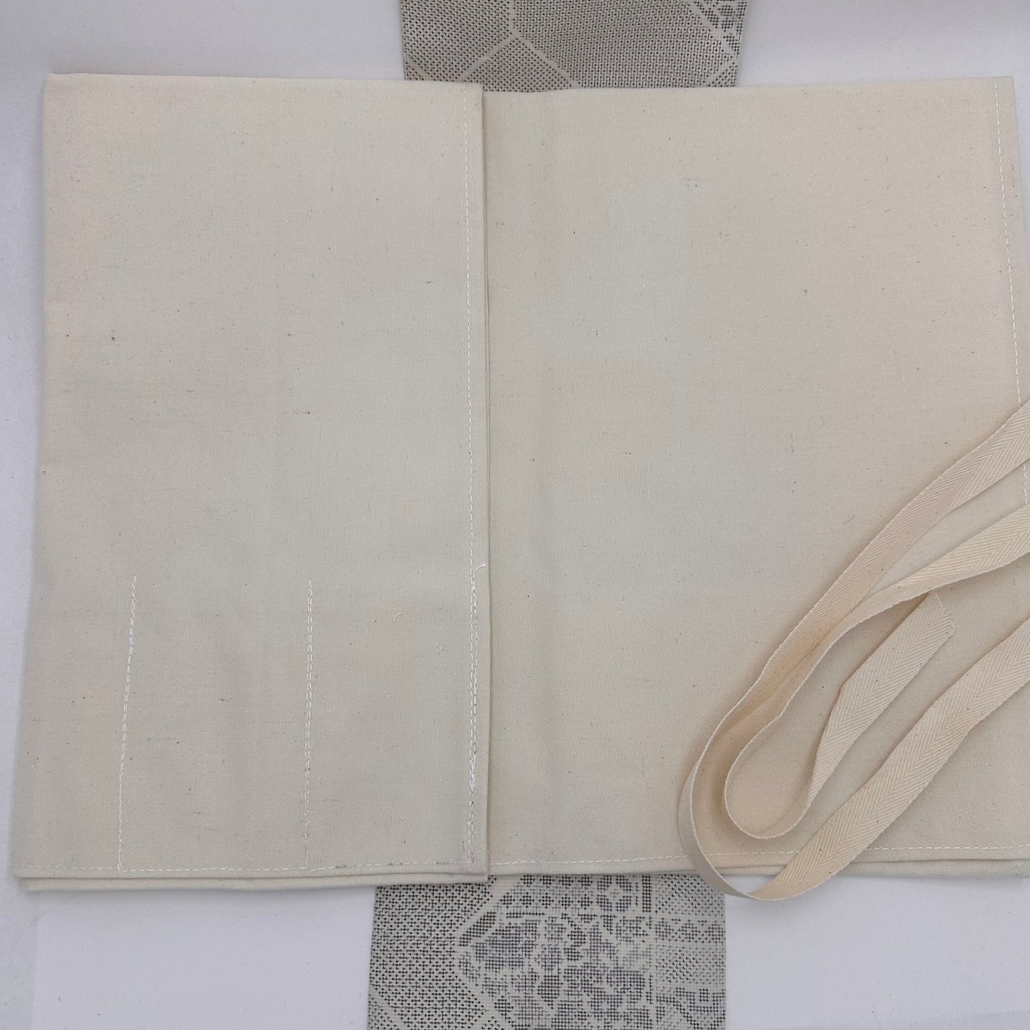 Gaine en coton pour couteaux Écru