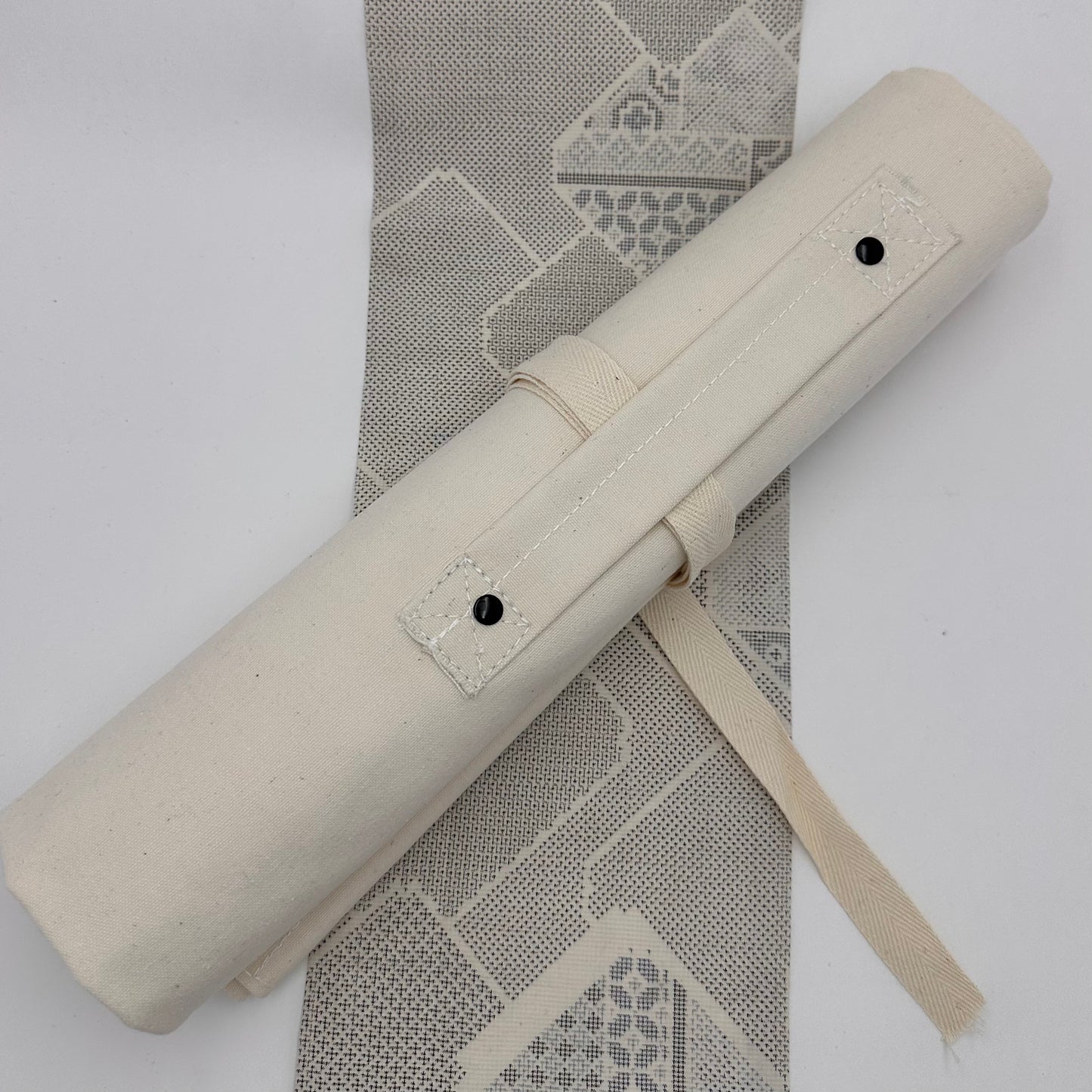Gaine en coton pour couteaux Écru