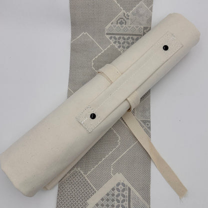 Gaine en coton pour couteaux Écru