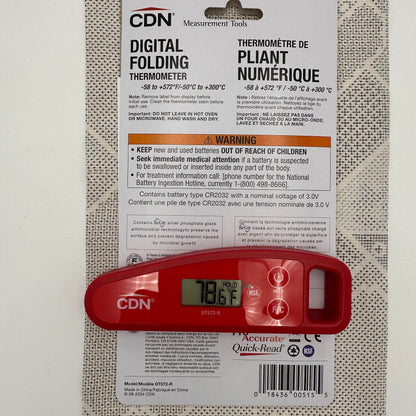 Thermomètre à pliant CDN
