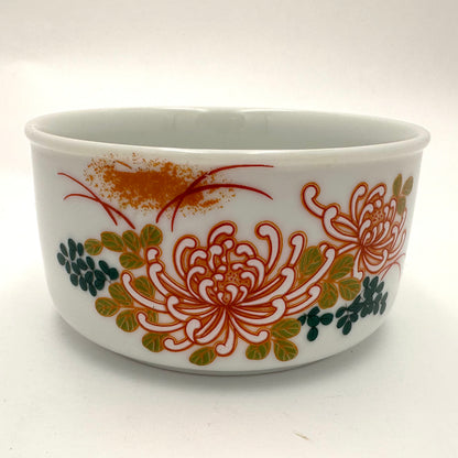 Bol traditionnel japonais Arita Ware en porcelaine blanche