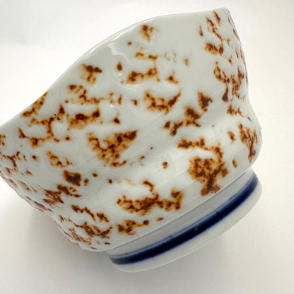 Ensemble de bols en porcelaine Japonaise Kobachi Floral Ayame Iris