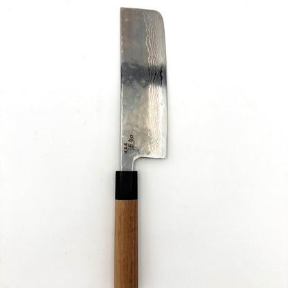 Nakiri 440C Damascus 165mm