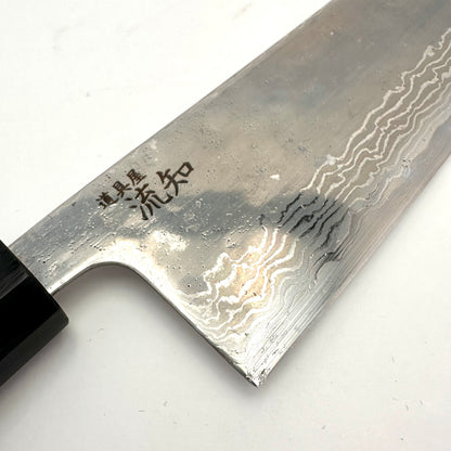 Nakiri 440C Damascus 165mm