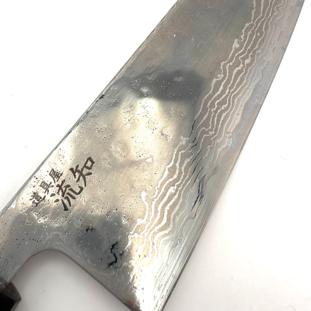 Nakiri 440C Damascus 165mm