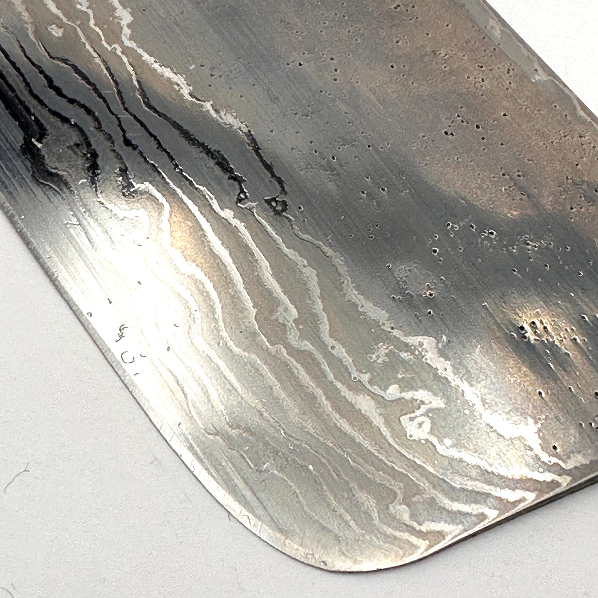 Nakiri 440C Damascus 165mm