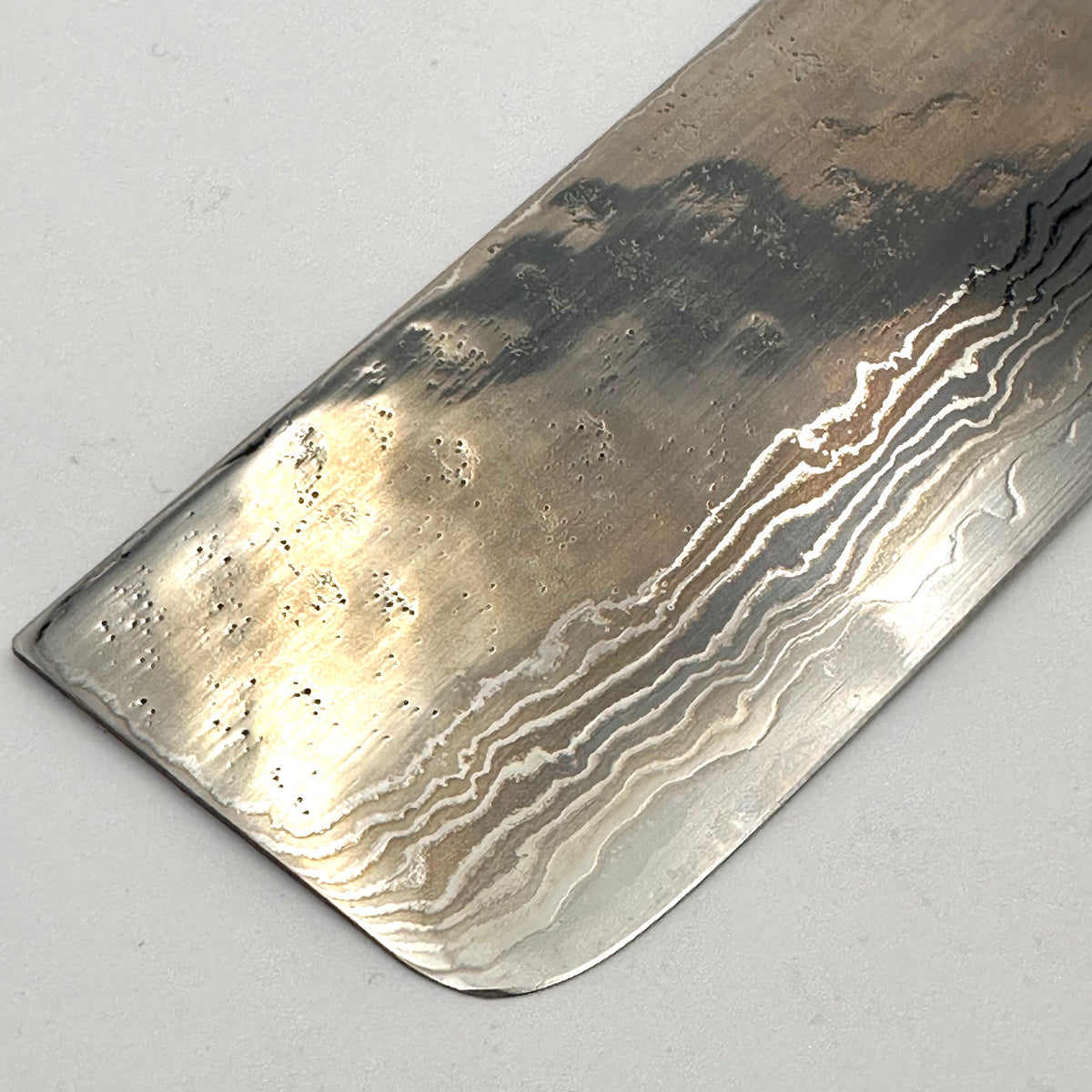 Nakiri 440C Damascus 165mm