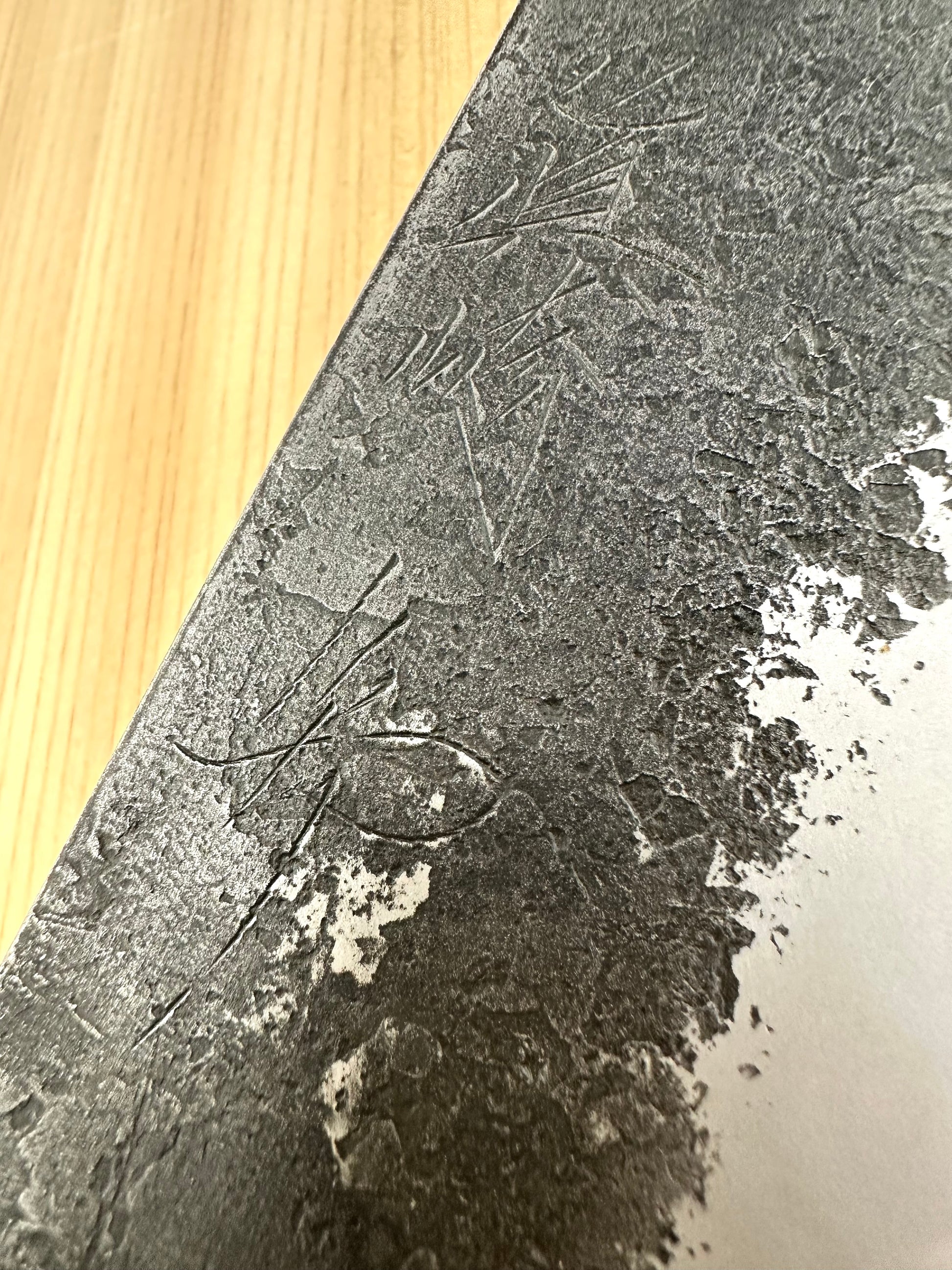 Nakiri Shirogami #2 Mazaki 180mm