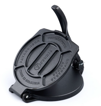 Presse-tortilla de 20 cm en fonte Victoria SKU 6236997BK