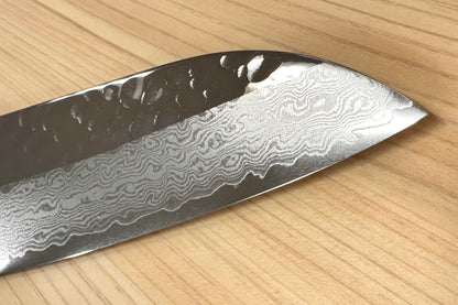 Santoku VG10 Supreme Hammered Mcusta 180mm SKU TZ2-4003dh