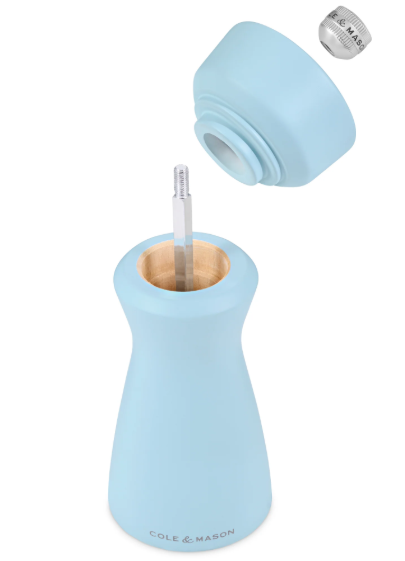 Moulin à sel et à poivre Cole & Mason couleur Bleu Sel