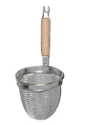 Écumoire en acier inoxydable avec crochet d'ancrage