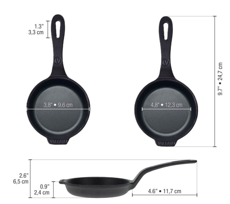 Mini poêlon en fonte 11.5cm