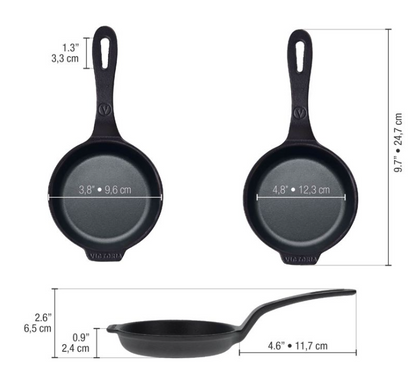 Mini poêlon en fonte 11.5cm