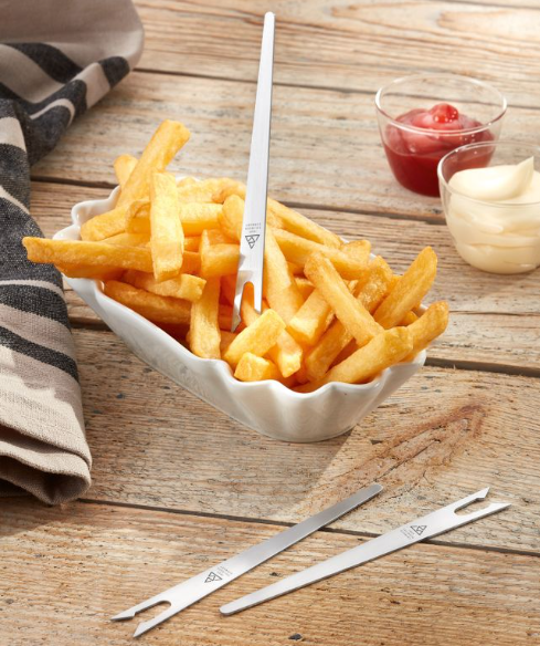 Ensemble de 6 fourchettes à antipasti Triangle