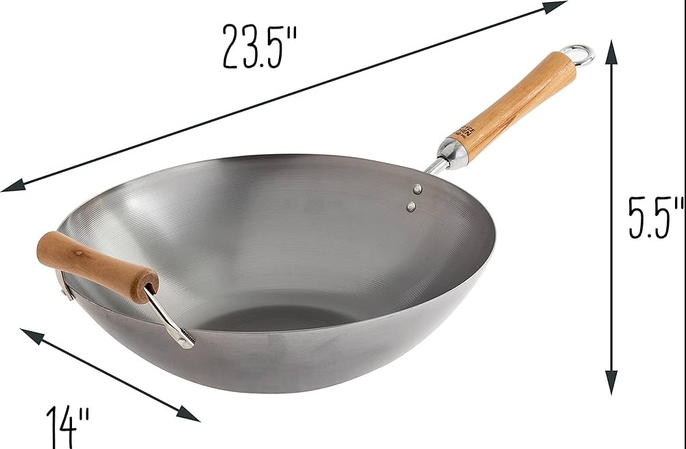 Wok en carbone 36 cm Joyce Chen